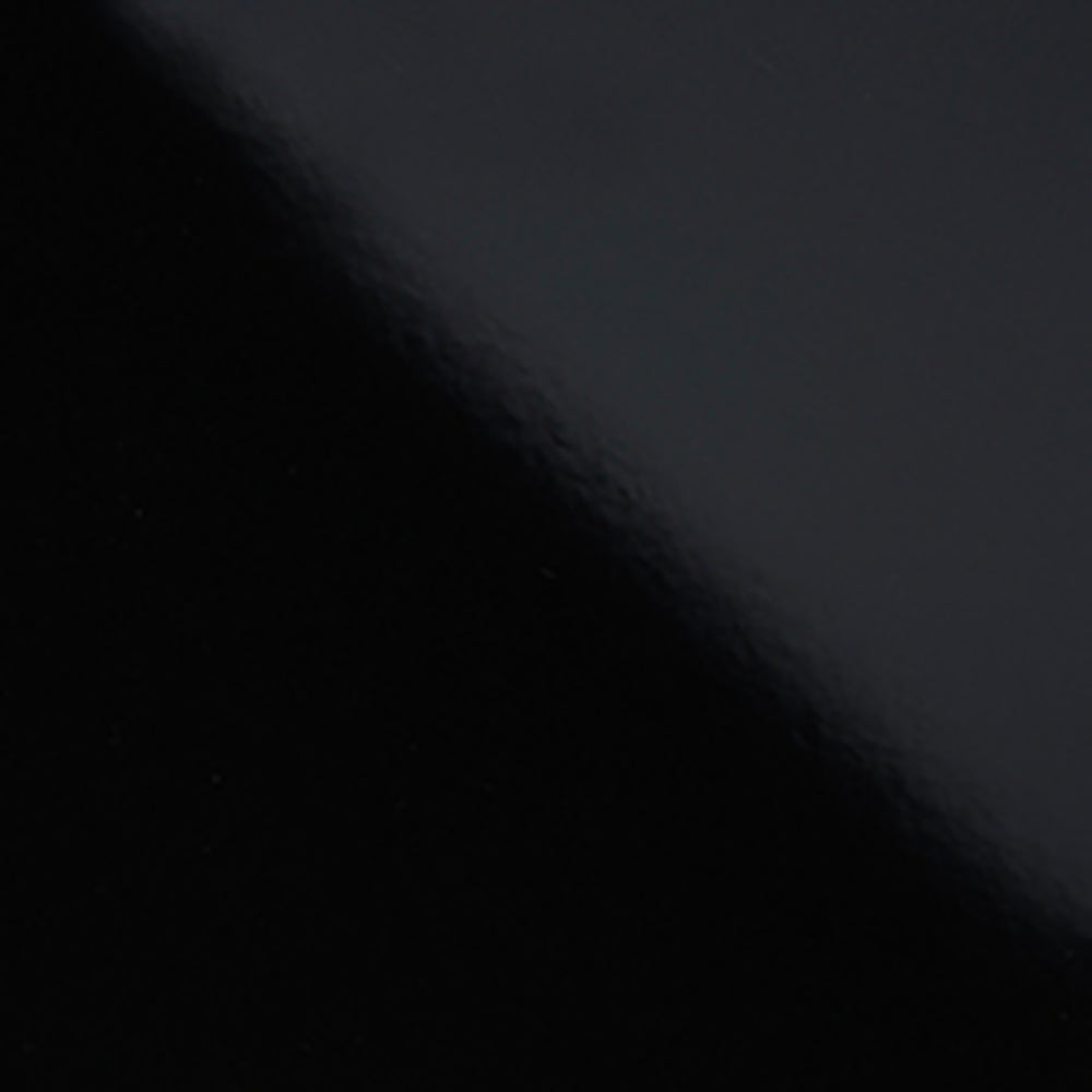Reflective glass liner for gas fireplace, dark black glass panel surface