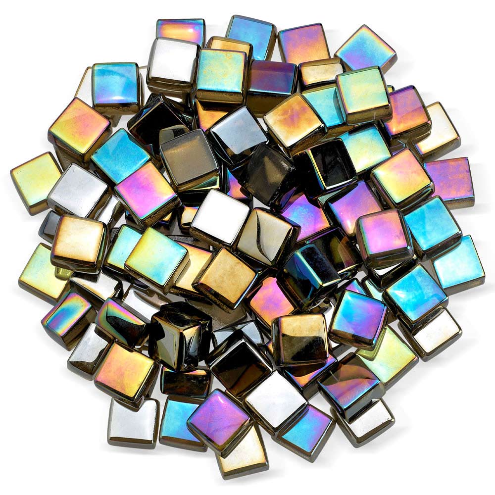 American Fire Glass 1/2-Inch Fireglass 2.0, 10 lbs, Bronze Luster