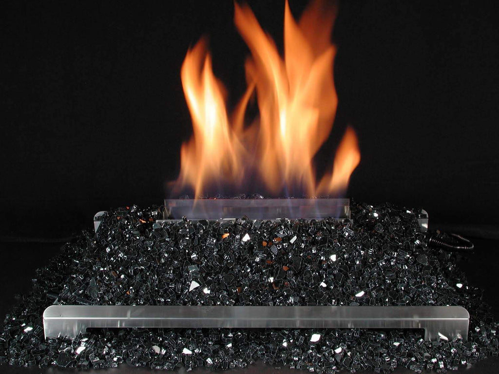 Rasmussen DF-AFM20-SS Alterna Ventless FireGlitter Stainless Steel Double Sided 20-Inch Burner Kit