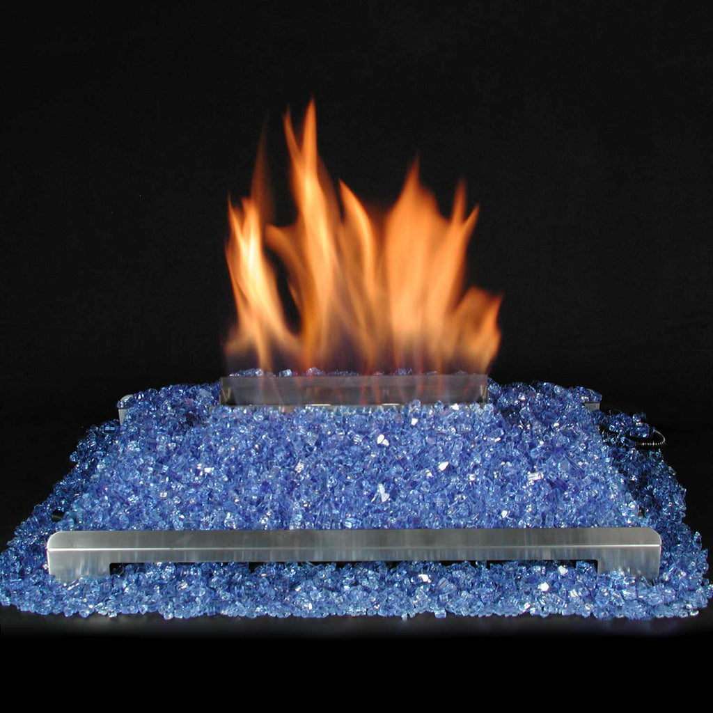 Rasmussen DF-AFM20-SS Alterna Ventless FireGlitter Stainless Steel Double Sided 20-Inch Burner Kit
