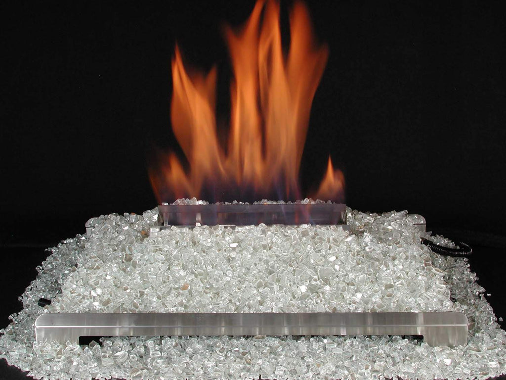 Rasmussen DF-AFM20-SS Alterna Ventless FireGlitter Stainless Steel Double Sided 20-Inch Burner Kit