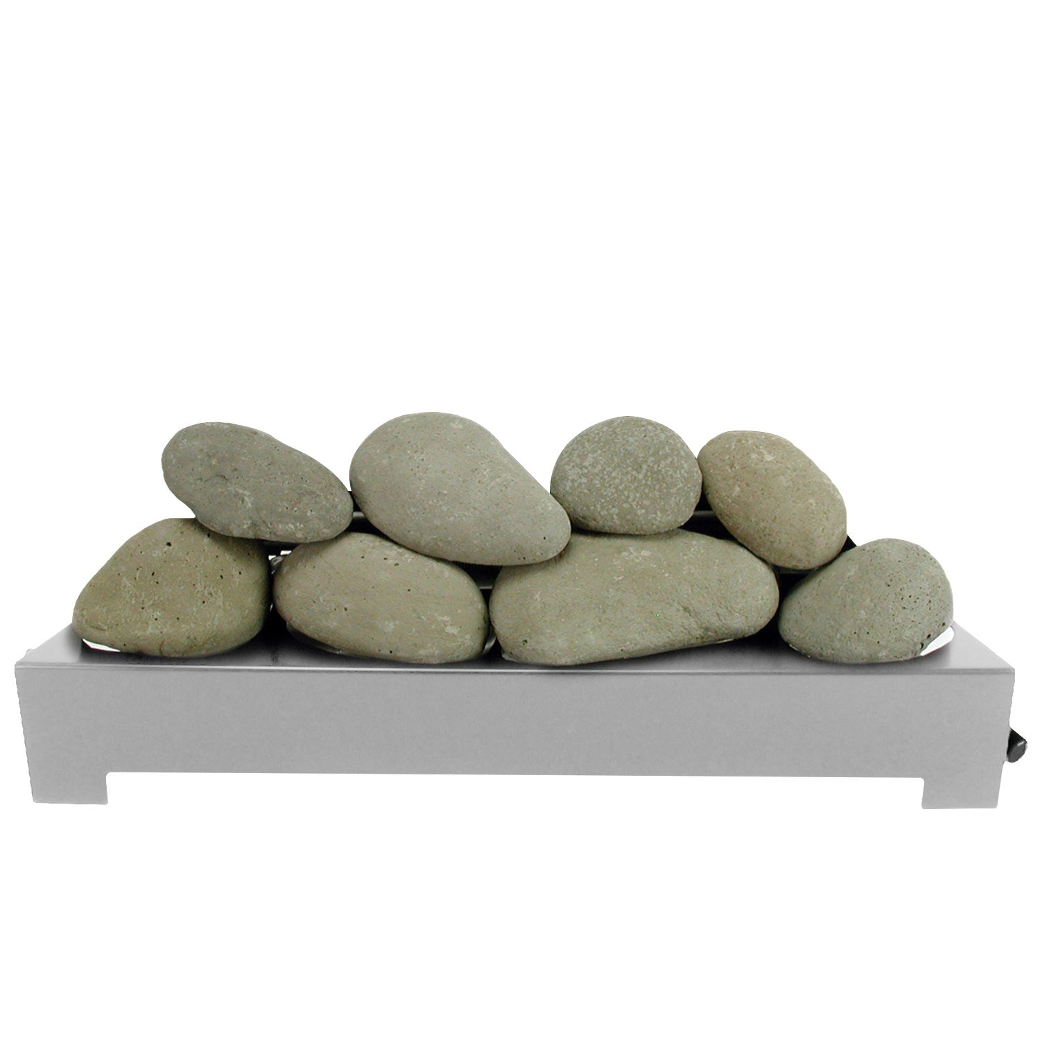 Rasmussen DF-AFS24-SS Alterna Ventless FireStones Double Sided Stainless Steel 24-Inch Burner Kit