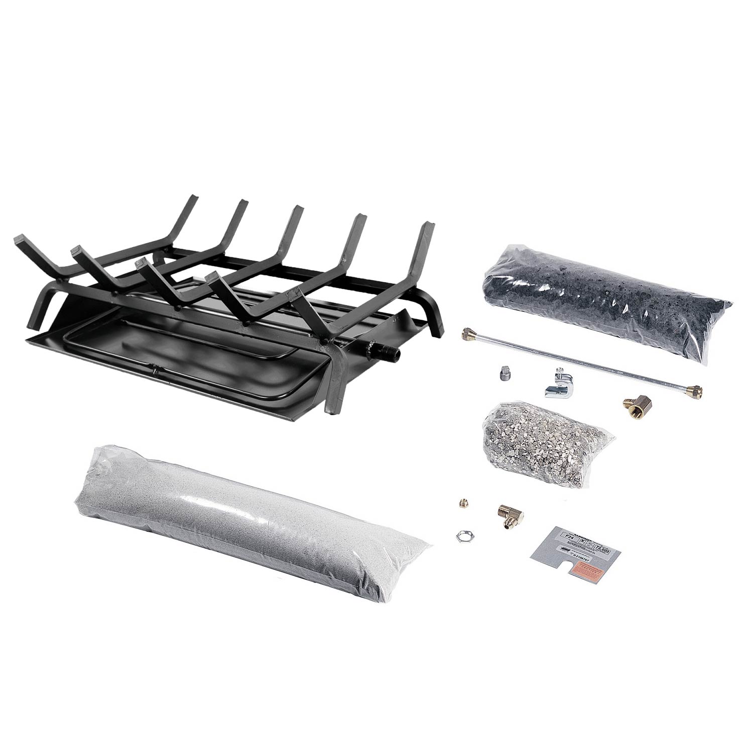 Rasmussen DF-CF Double Sided Custom Embers Pan Burner – Fireplaces
