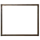 Forged iron fireplace frame with rectangular opening, distressed pewter finish.