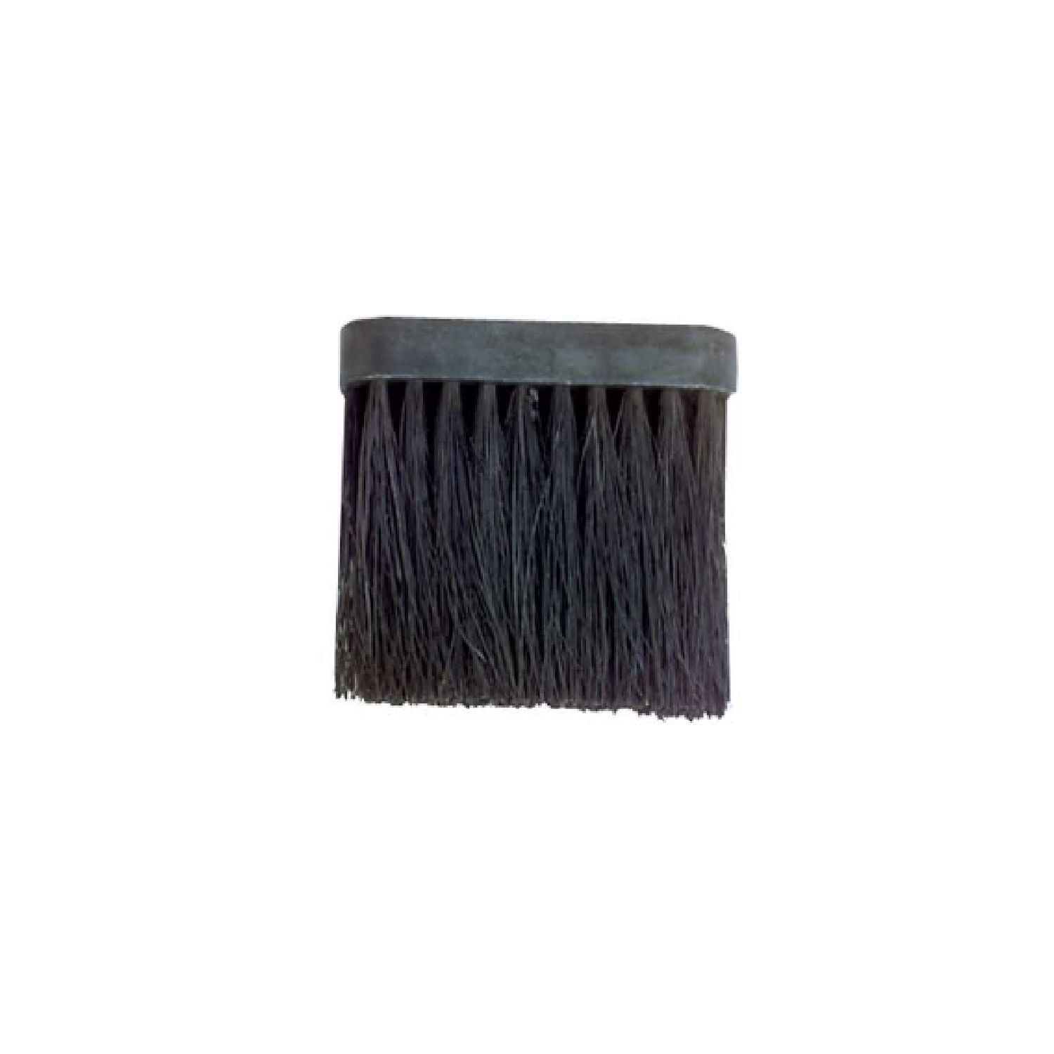 Replacement brush head with dark bristles