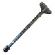 Gas valve key with 5/16-inch socket, chrome finish
