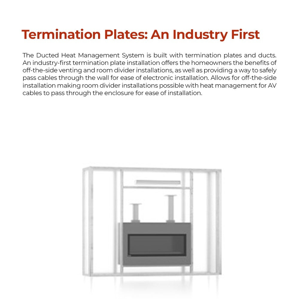 Napoleon Ducted Heat Management Termination Plate Kit for Altitude X Gas Fireplace