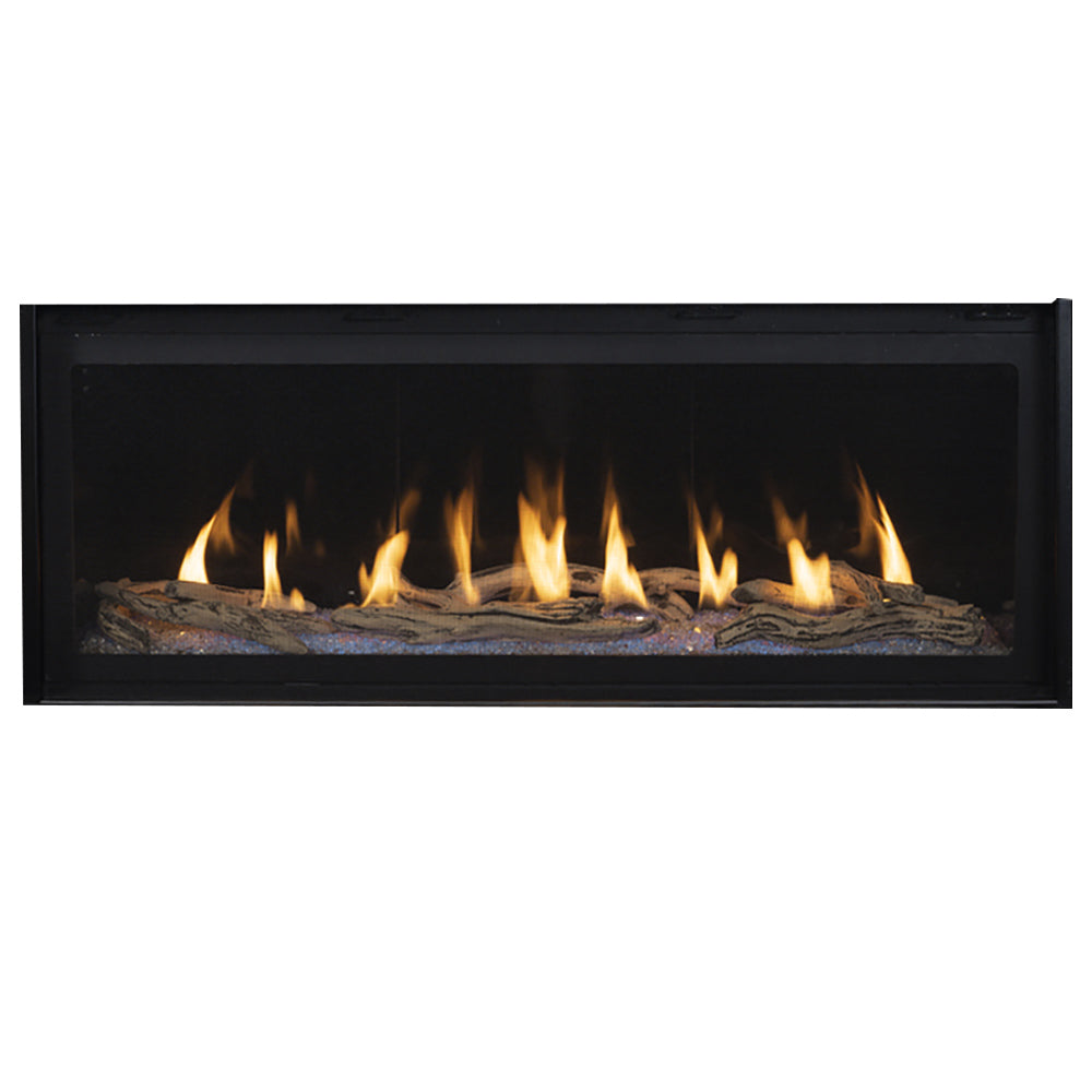 Superior 48-Inch Electronic Ignition Direct Vent Linear Gas Fireplace with Lights and Remote