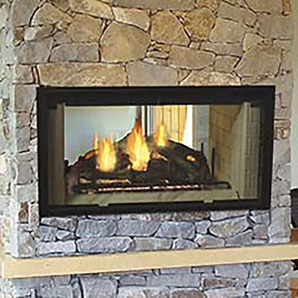 Majestic Designer Series 42-Inch See-Through Wood Burning Fireplace