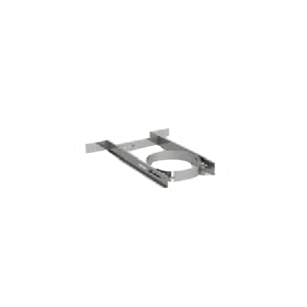 Adjustable extended wall strap for 6- and 8-inch vents, metal bracket with slots