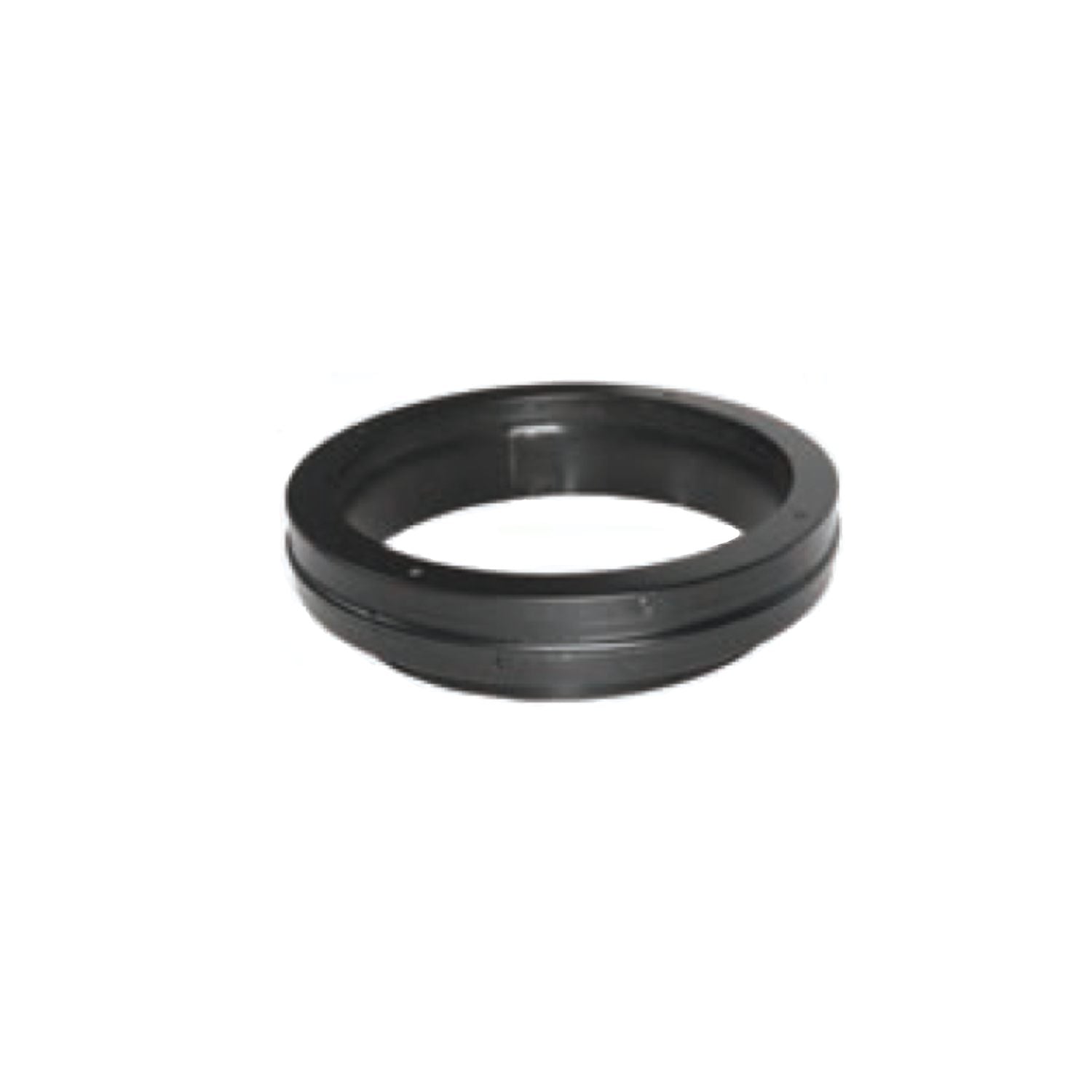 Finishing collar for DuraTech chimney, black metal flue collar ring