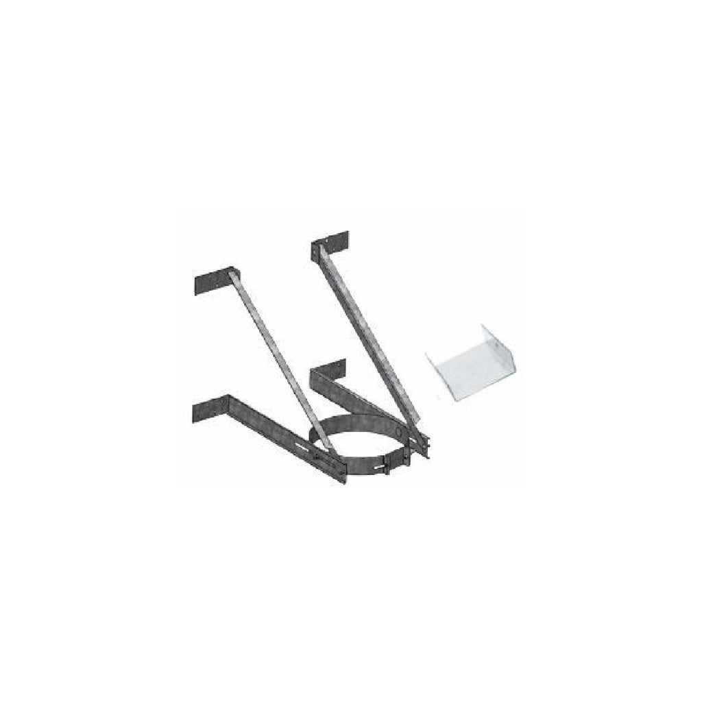 DuraVent 5DT-XWSx DuraTech Adjustable Extended Wall Support for 5 and 7-Inch Diameters