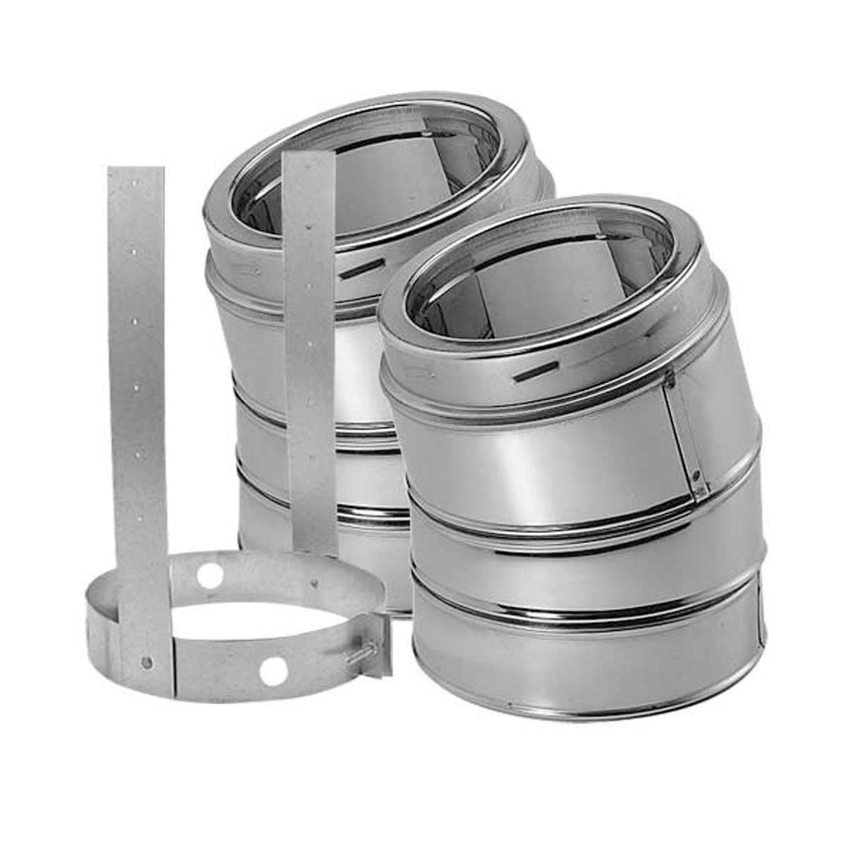 FIREFIX R180/BO 2 Mm Steel Flue Pipe Elbow 180 Mm - View #4
