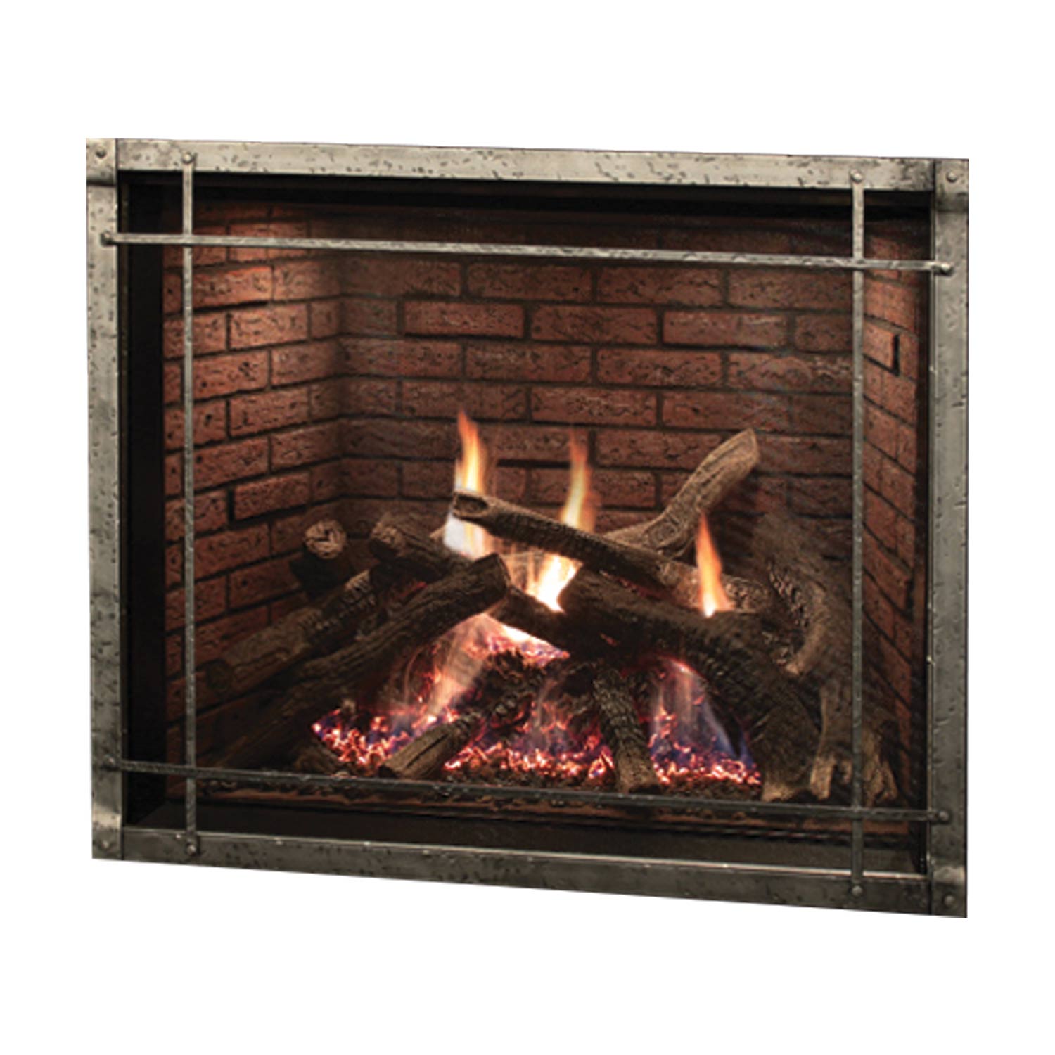 White Mountain Hearth DVCT40-CF Rushmore Clean-Face Direct Vent Luxury Fireplace, 40-Inches