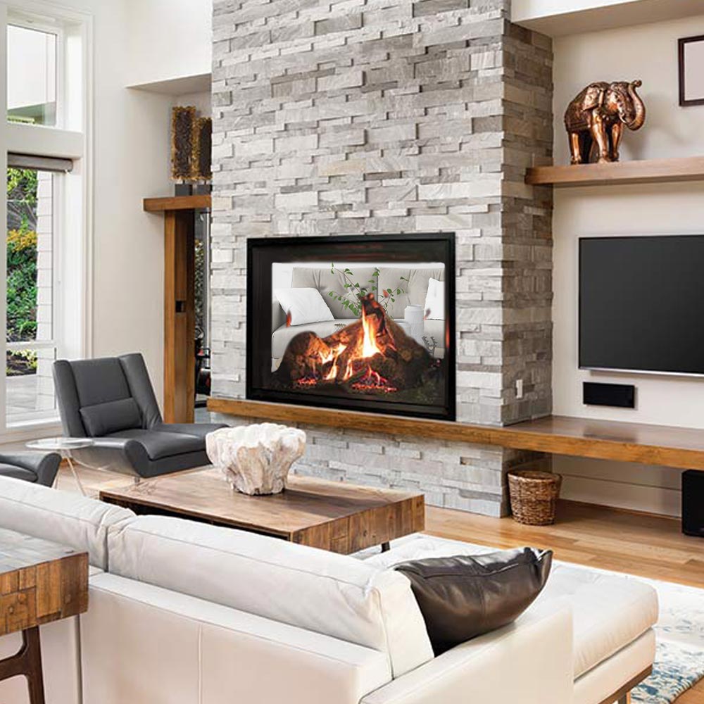 White Mountain Hearth Rushmore Clean-Face DV Double Sided