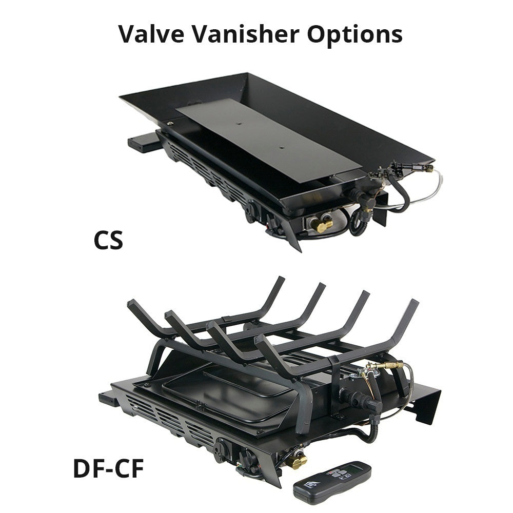 Rasmussen DF-EXF-Kit Double Sided Evening CrossFire Series Complete Fireplace Log Set