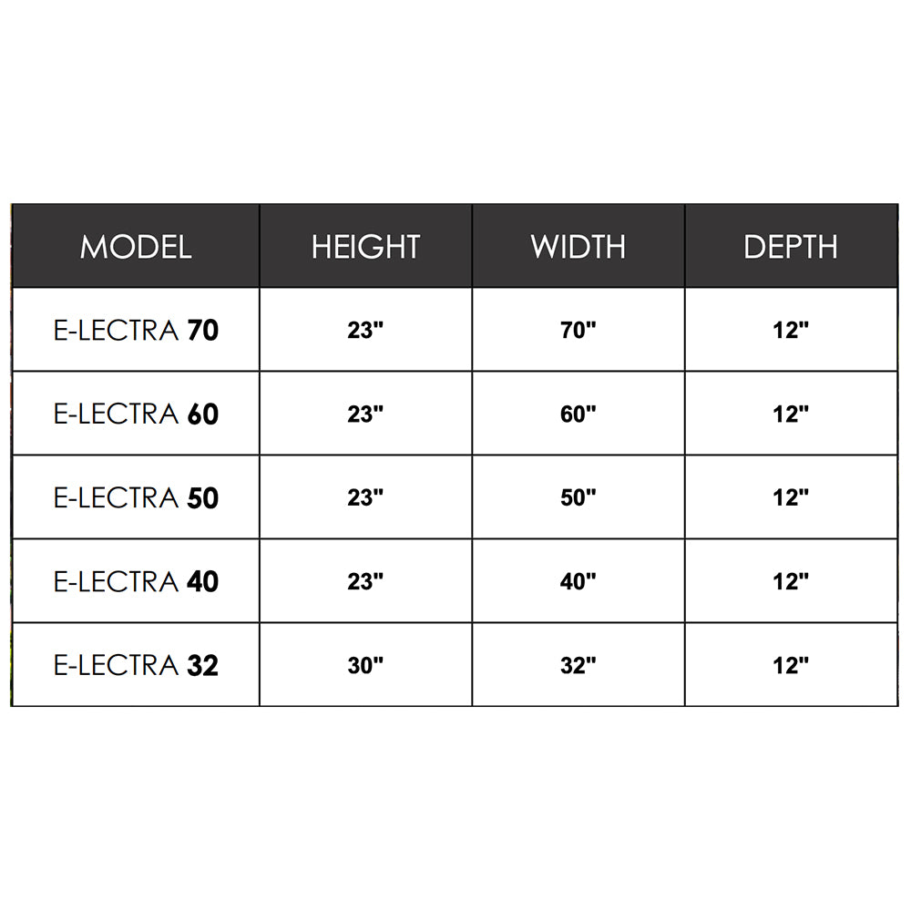 Ortal Evonic E-Lectra 32-Inch Electric Fireplace