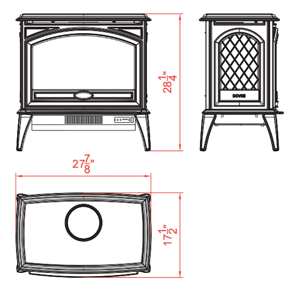 Sierra Flame by Amantii Freestand Series Cast Iron 70-Inch Electric Fireplace with Logs
