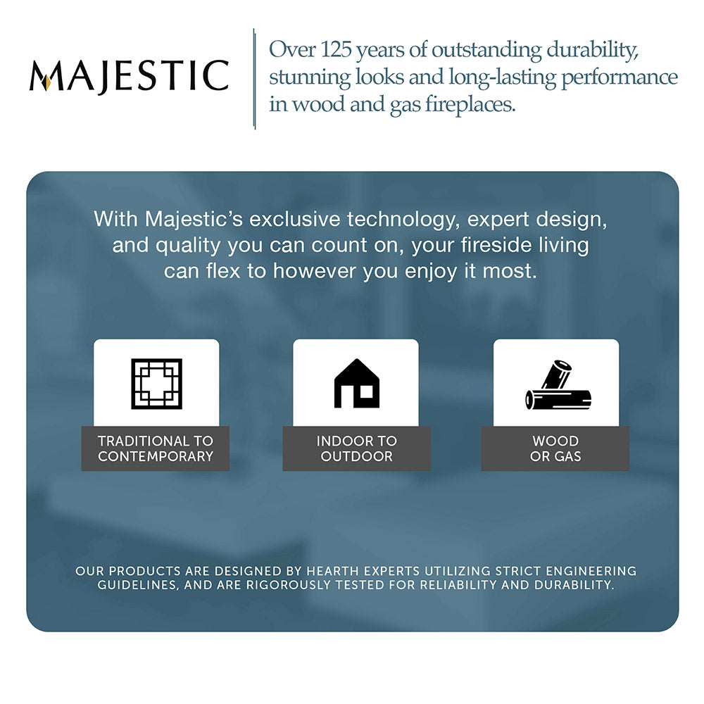 Majestic ECHEL36IN-C Echelon II 36-Inch Direct Vent Gas Fireplace