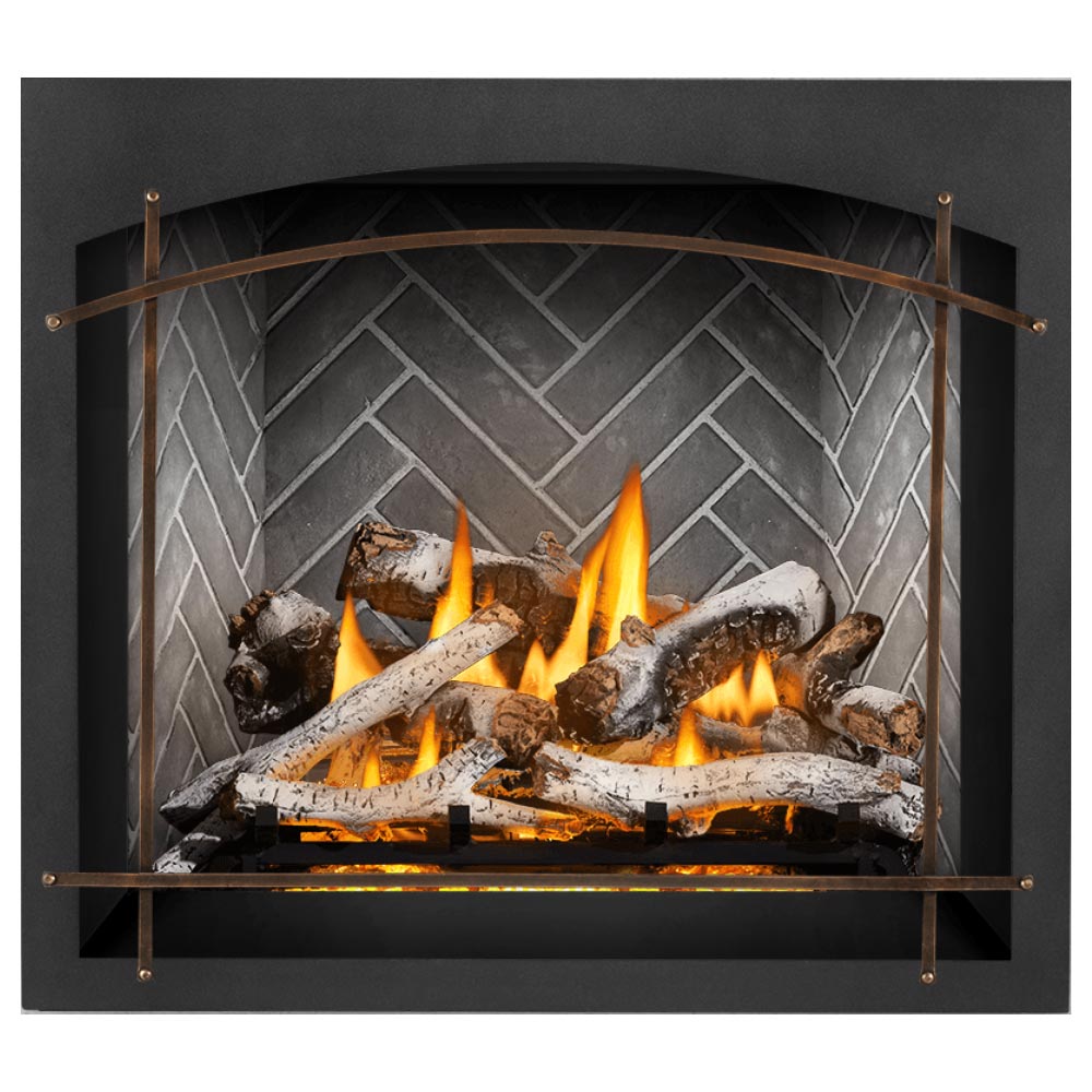 Napoleon EX42xTEL Elevation X Series Electronic Ignition 42-Inch Direct Vent Gas Fireplace