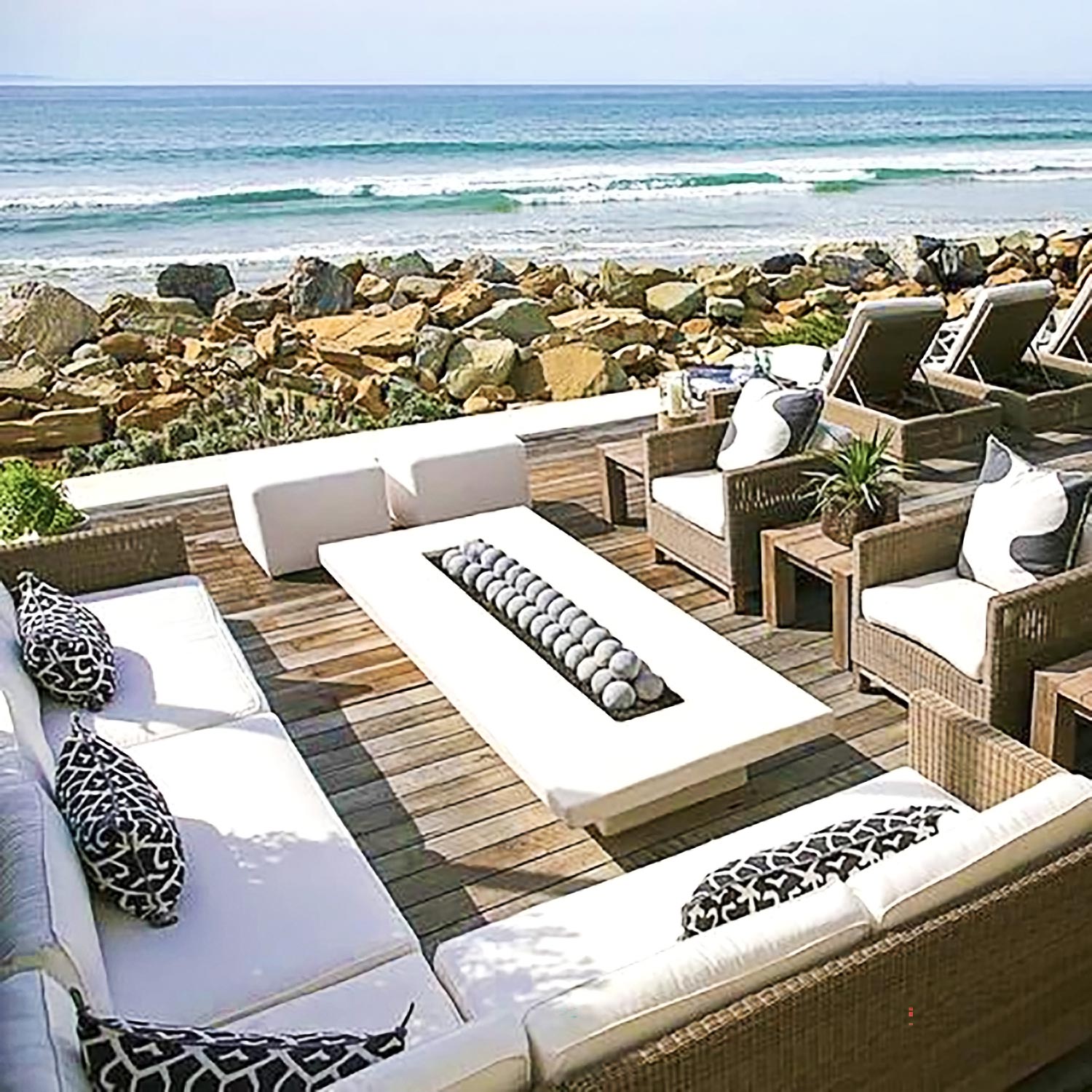 Rasmussen MFB-48-3 Massive Smooth FireBalls for 48-Inch Linear Burner, 5-Inch Diameter