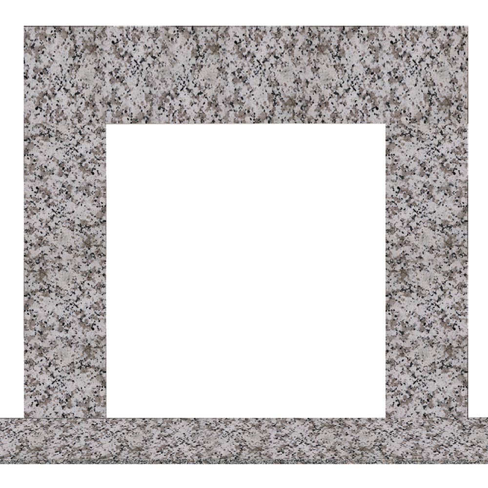 Hearth & Home Technologies 51-Inch Pauline Granite Stone Surround with Stone Floor
