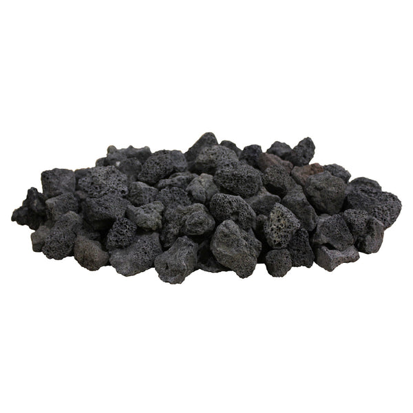 Firegear FG-LAVA-40 Black Lava Rock, 40 pounds – Fireplaces Direct