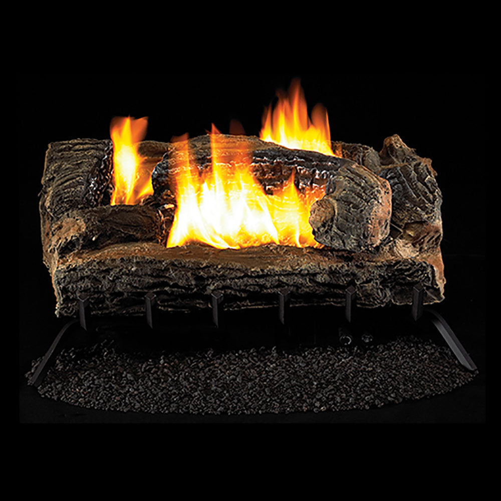 Superior FVFM27 27-Inch Millivolt Ignition Multi-Sided Vent-Free Ceramic Fiber Gas Log Set