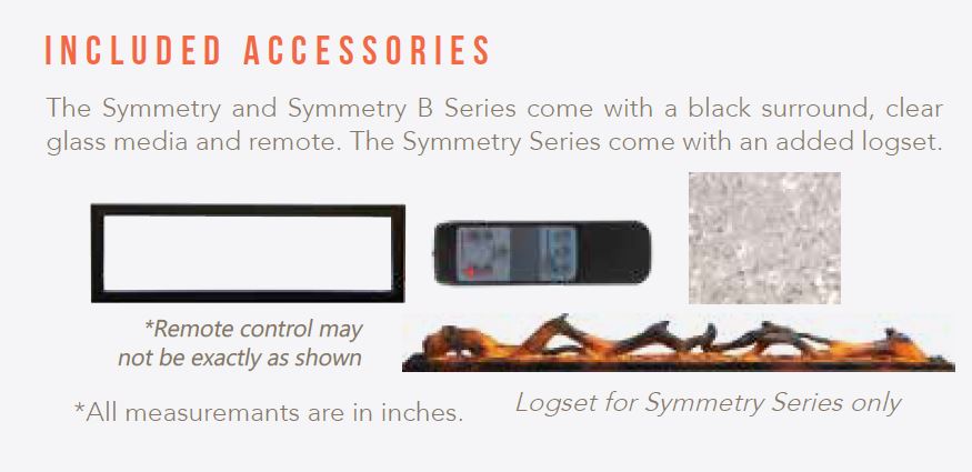 Amantii Symmetry B Built-In Electric Fireplace
