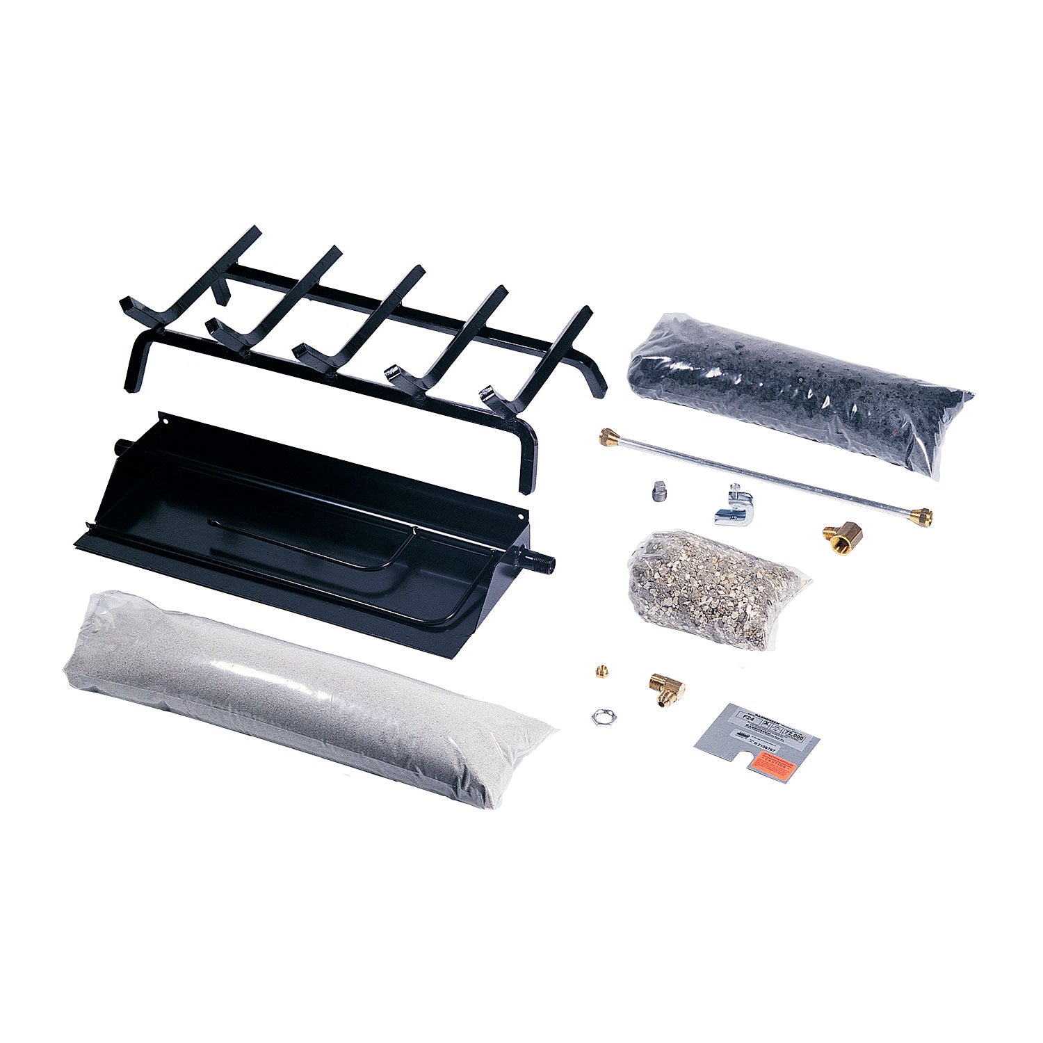 Rasmussen FX Flaming XTRA Ember Burner and Grate Kit – Fireplaces