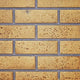 Sandstone brick decorative fireplace panels with dark grout lines, rectangular pattern