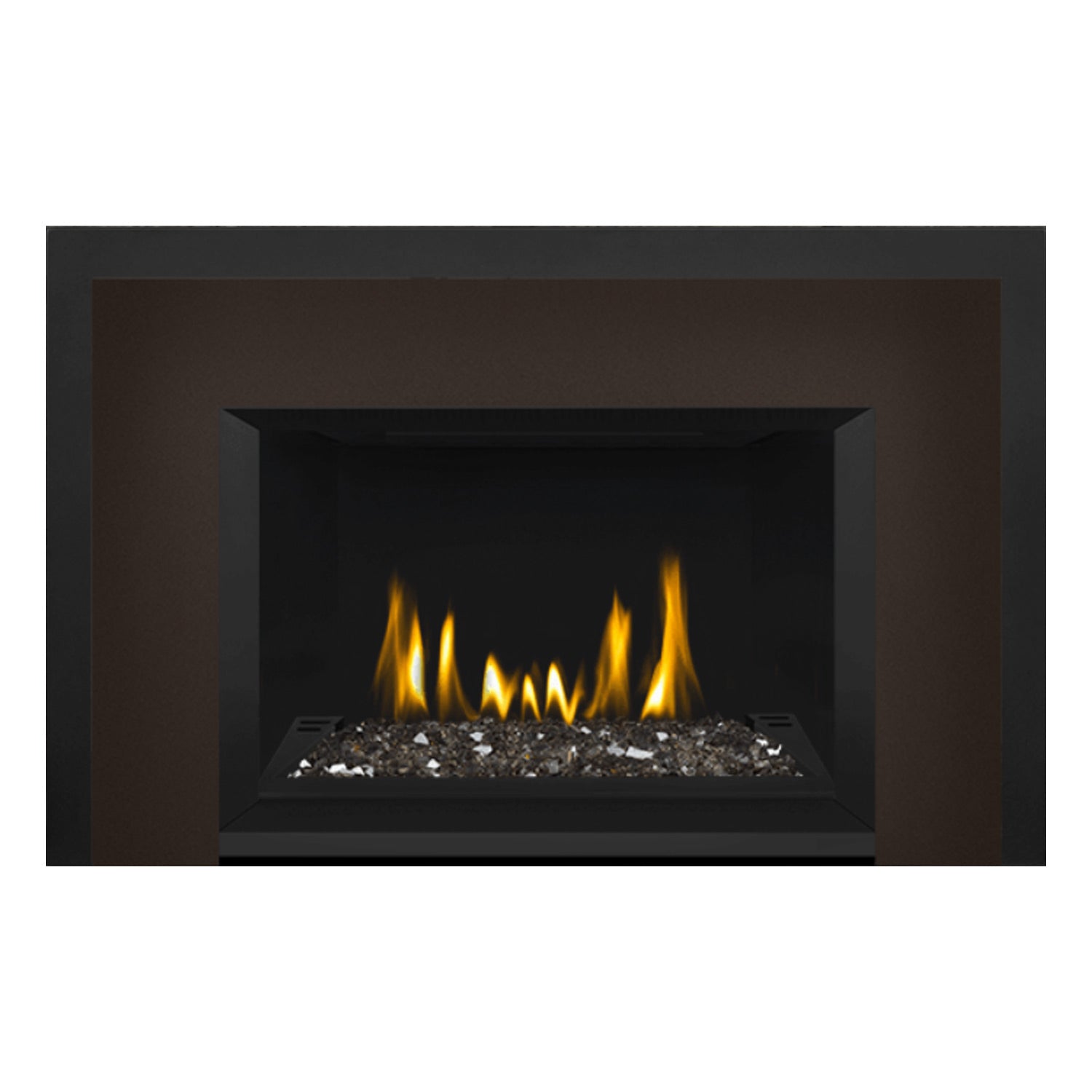 Napoleon GDIG3N-1 Oakville Series Electronic Ignition Direct Vent Gas Fireplace Insert with Glass Ember Bed