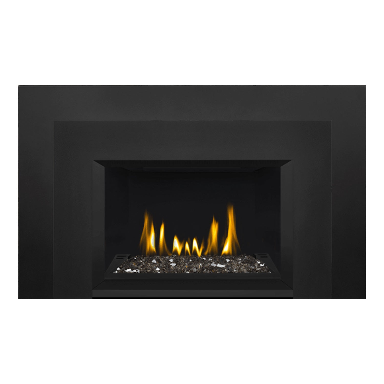 Napoleon GDIG3N-1 Oakville Series Electronic Ignition Direct Vent Gas Fireplace Insert with Glass Ember Bed
