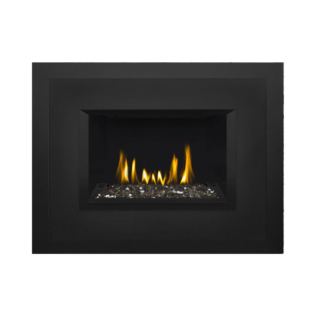 Napoleon GDIG3N-1 Oakville Series Electronic Ignition Direct Vent Gas Fireplace Insert with Glass Ember Bed