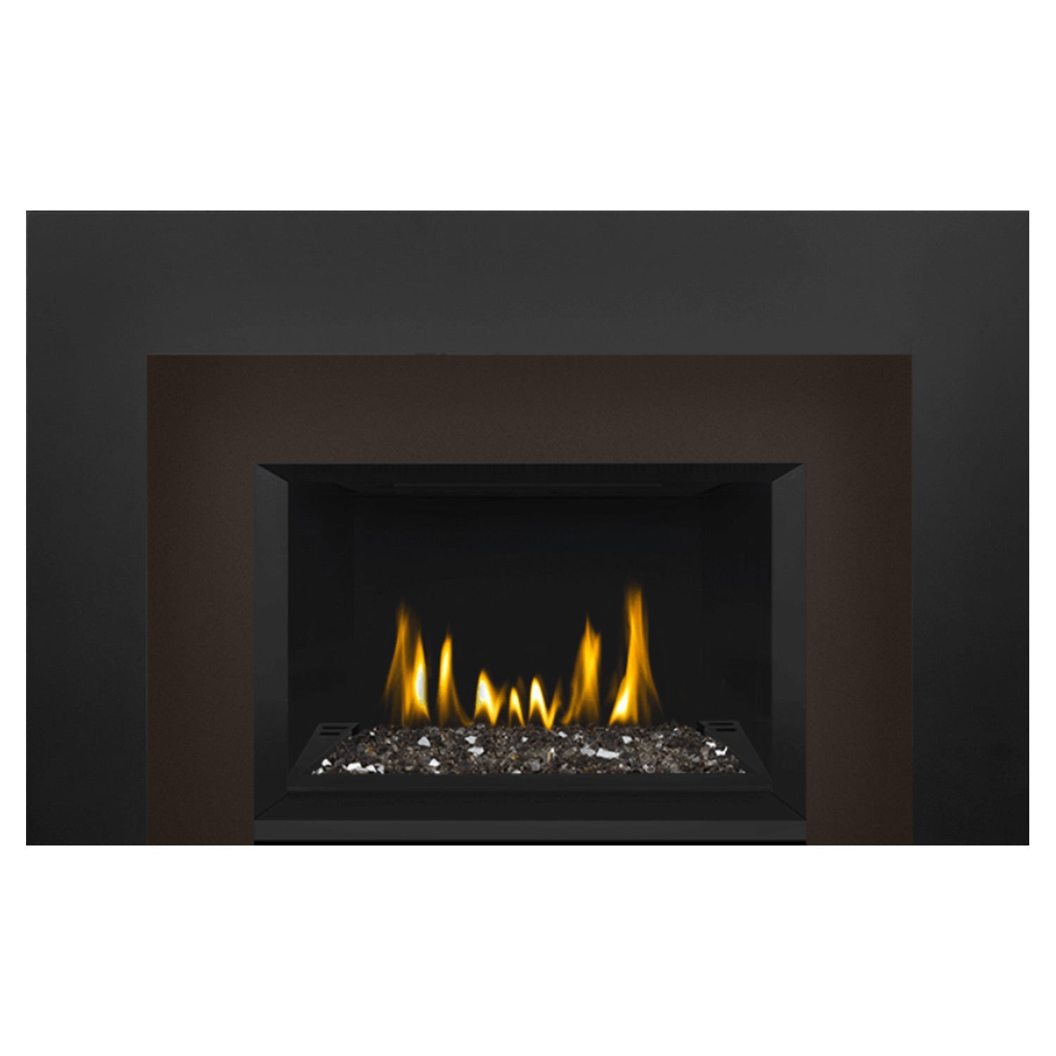 Napoleon GDIG3N-1 Oakville Series Electronic Ignition Direct Vent Gas Fireplace Insert with Glass Ember Bed