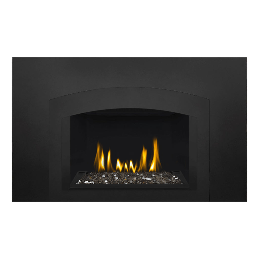 Napoleon GDIG3N-1 Oakville Series Electronic Ignition Direct Vent Gas Fireplace Insert with Glass Ember Bed