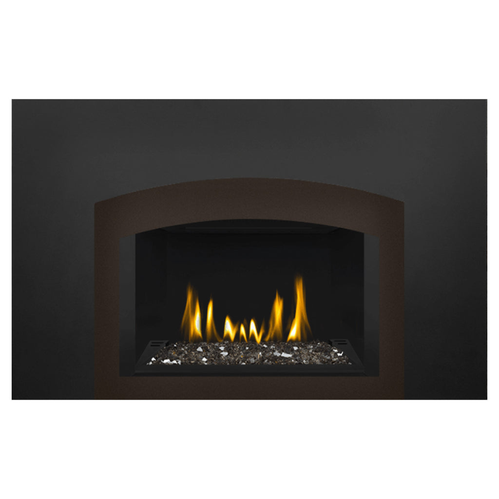 Napoleon GDIG3N-1 Oakville Series Electronic Ignition Direct Vent Gas Fireplace Insert with Glass Ember Bed