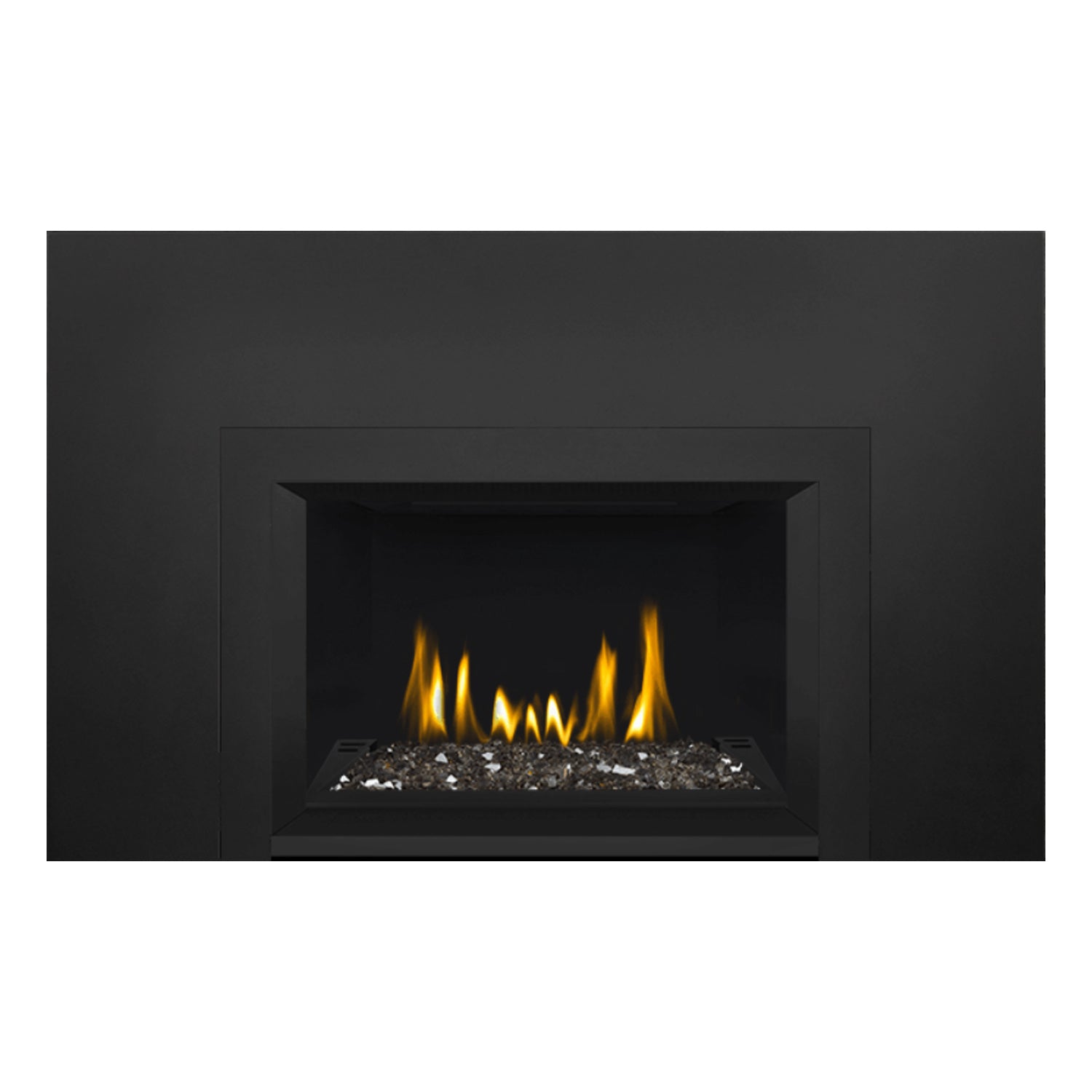 Napoleon GDIG3N-1 Oakville Series Electronic Ignition Direct Vent Gas Fireplace Insert with Glass Ember Bed