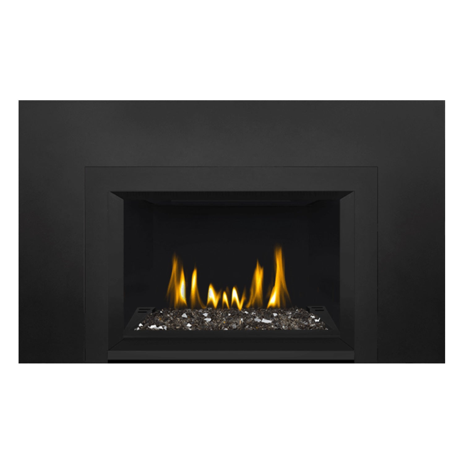 Napoleon GDIG3N-1 Oakville Series Electronic Ignition Direct Vent Gas Fireplace Insert with Glass Ember Bed