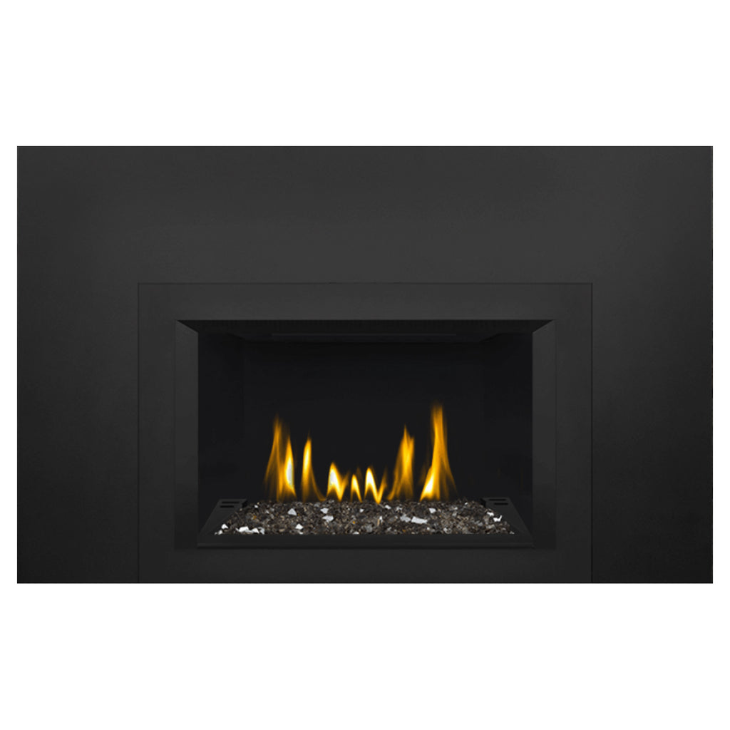 Napoleon GDIG3N-1 Oakville Series Electronic Ignition Direct Vent Gas Fireplace Insert with Glass Ember Bed