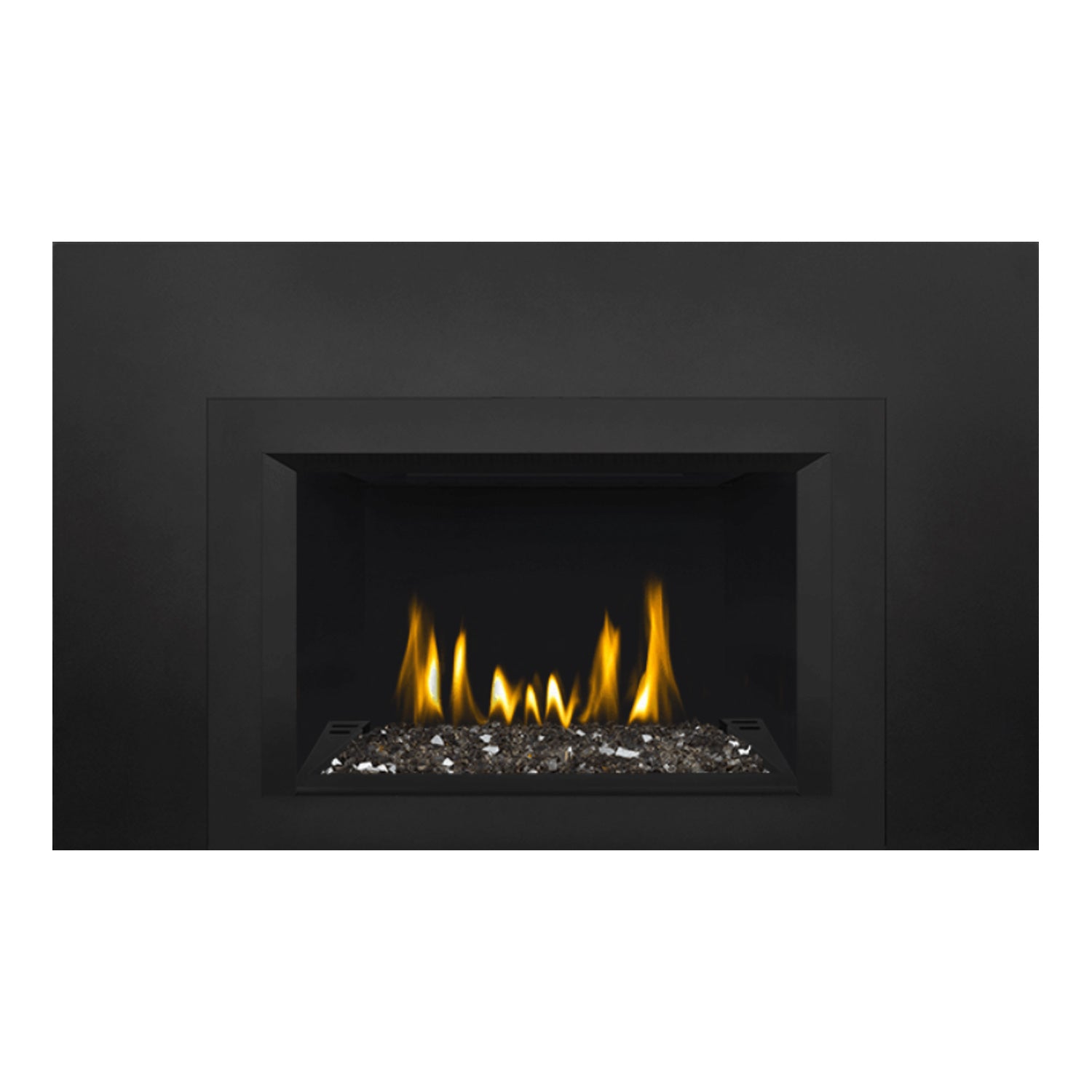 Napoleon GDIG3N-1 Oakville Series Electronic Ignition Direct Vent Gas Fireplace Insert with Glass Ember Bed