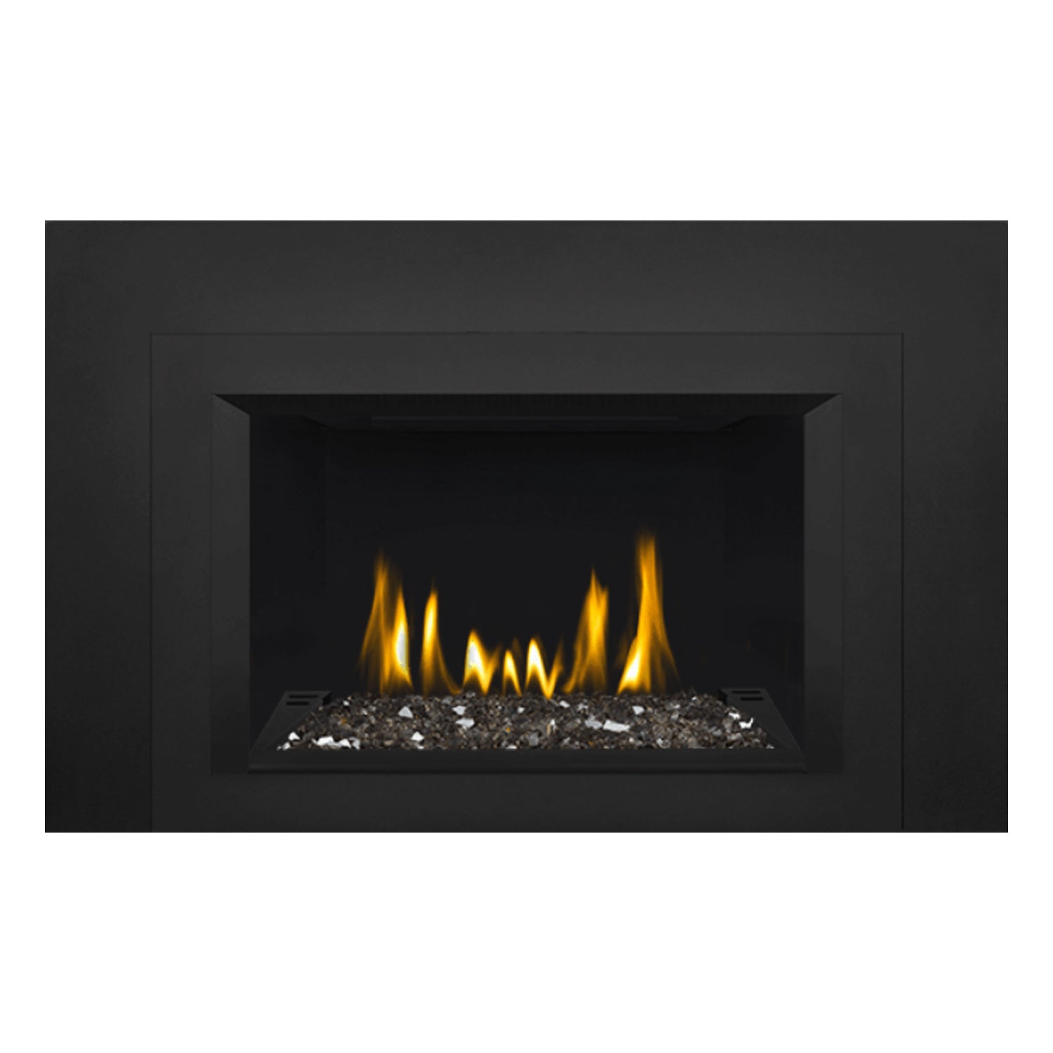 Napoleon GDIG3N-1 Oakville Series Electronic Ignition Direct Vent Gas Fireplace Insert with Glass Ember Bed