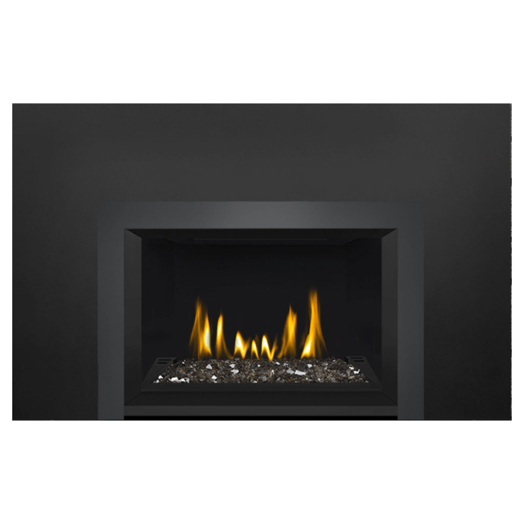 Napoleon GDIG3N-1 Oakville Series Electronic Ignition Direct Vent Gas Fireplace Insert with Glass Ember Bed