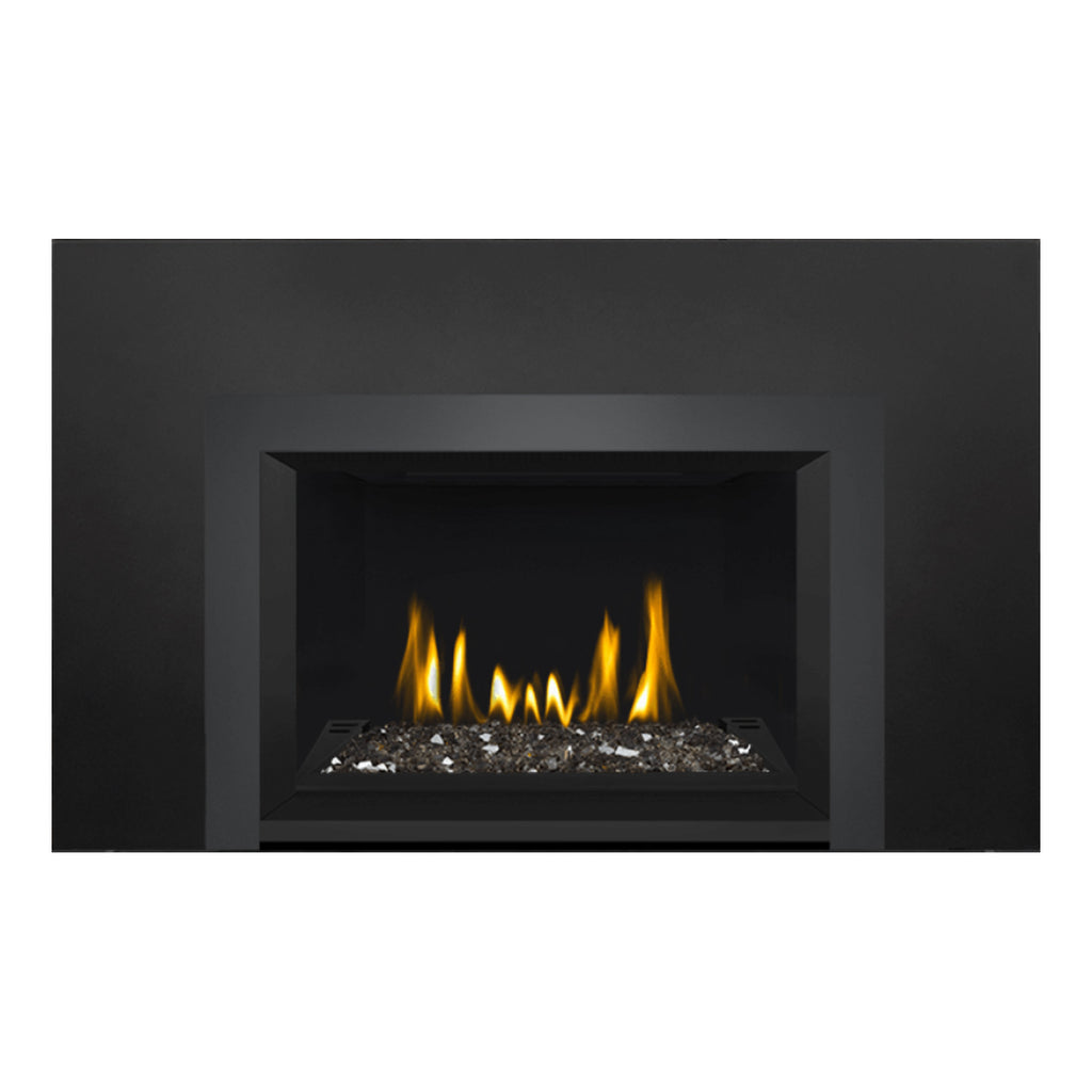 Napoleon GDIG3N-1 Oakville Series Electronic Ignition Direct Vent Gas Fireplace Insert with Glass Ember Bed