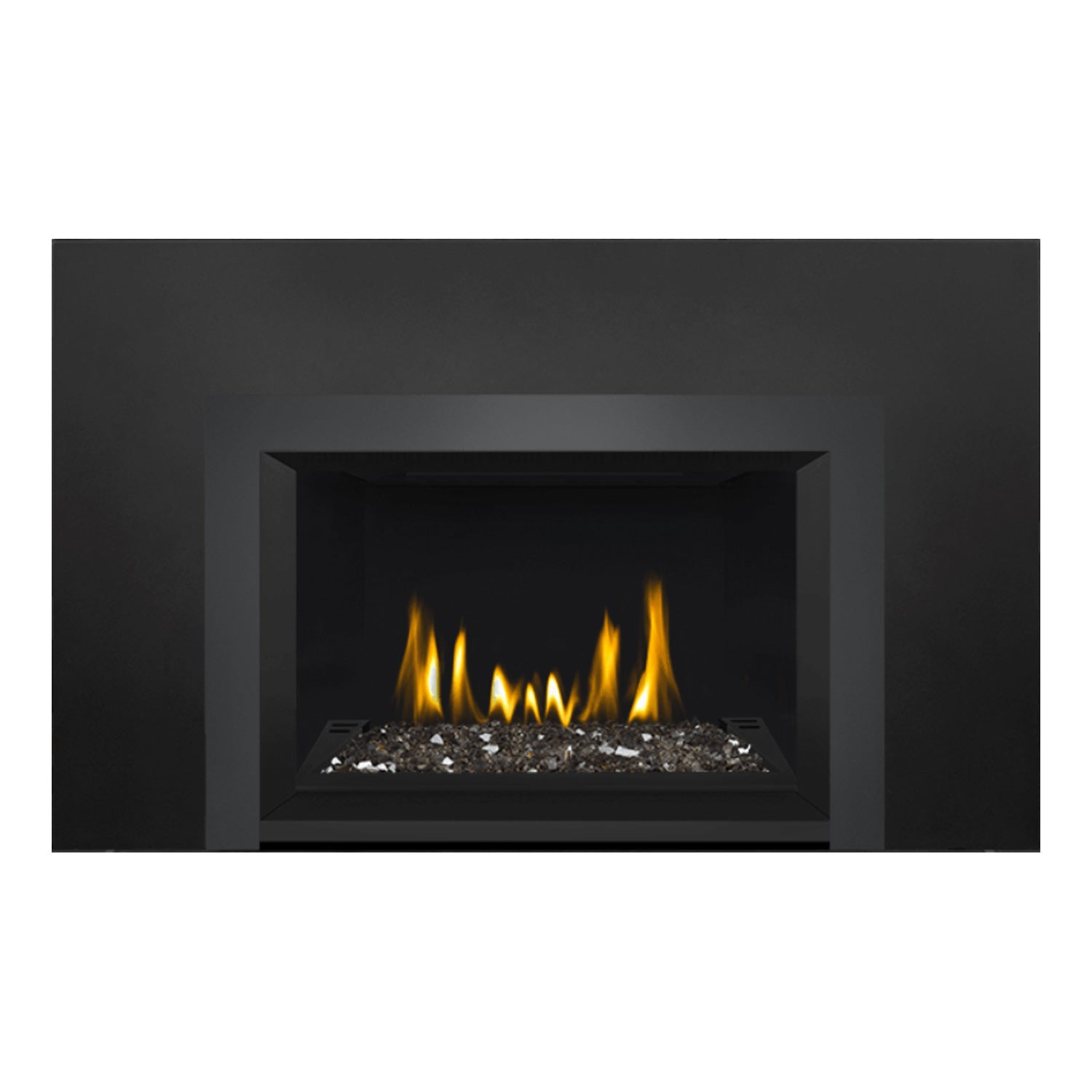Napoleon GDIG3N-1 Oakville Series Electronic Ignition Direct Vent Gas Fireplace Insert with Glass Ember Bed
