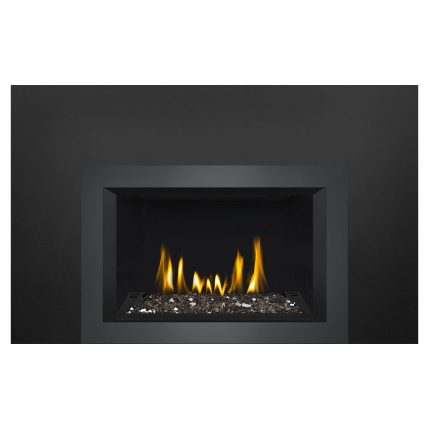 Napoleon GDIG3N-1 Oakville Series Electronic Ignition Direct Vent Gas Fireplace Insert with Glass Ember Bed