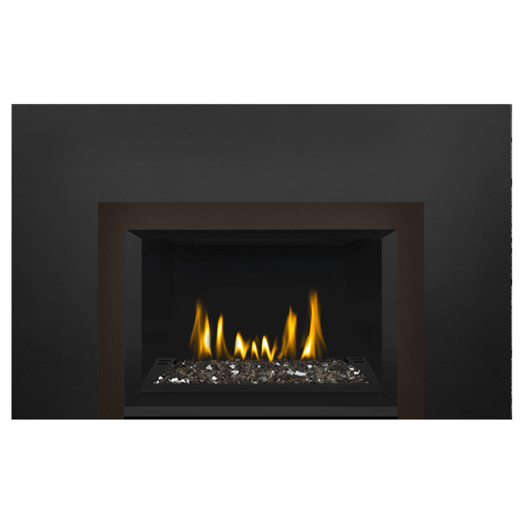 Napoleon GDIG3N-1 Oakville Series Electronic Ignition Direct Vent Gas Fireplace Insert with Glass Ember Bed