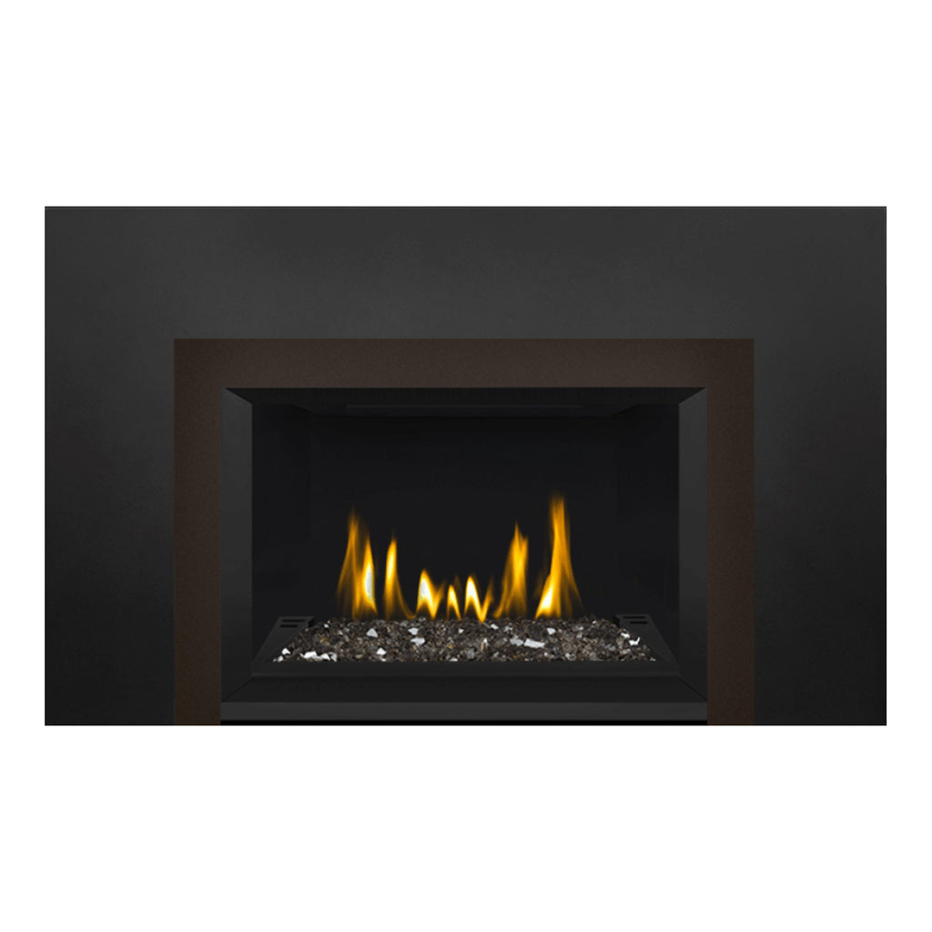 Napoleon GDIG3N-1 Oakville Series Electronic Ignition Direct Vent Gas Fireplace Insert with Glass Ember Bed