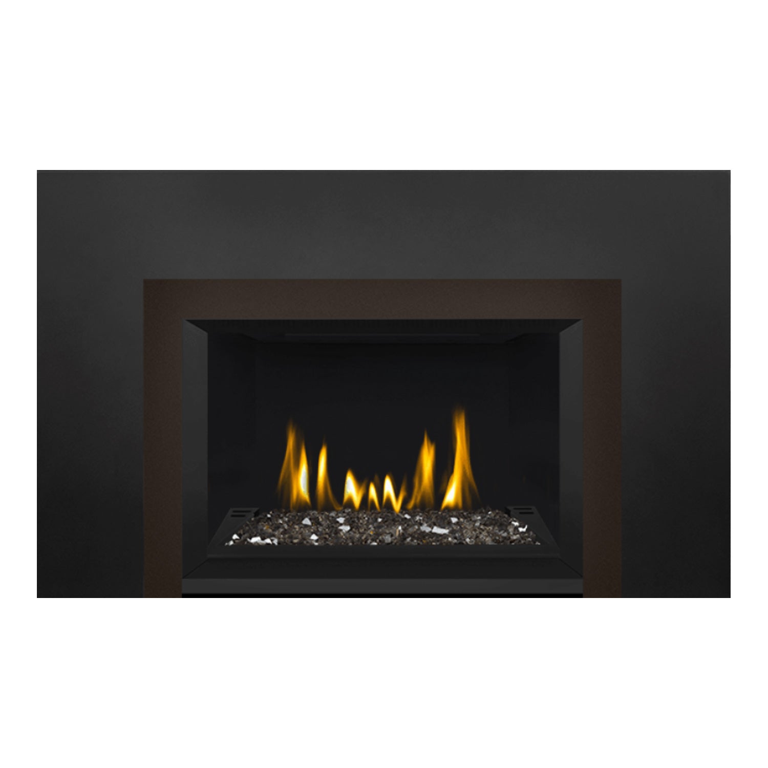 Napoleon GDIG3N-1 Oakville Series Electronic Ignition Direct Vent Gas Fireplace Insert with Glass Ember Bed