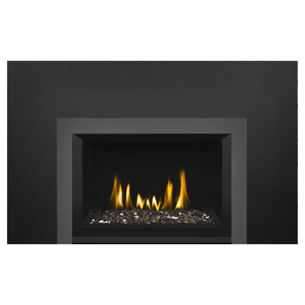 Napoleon GDIG3N-1 Oakville Series Electronic Ignition Direct Vent Gas Fireplace Insert with Glass Ember Bed